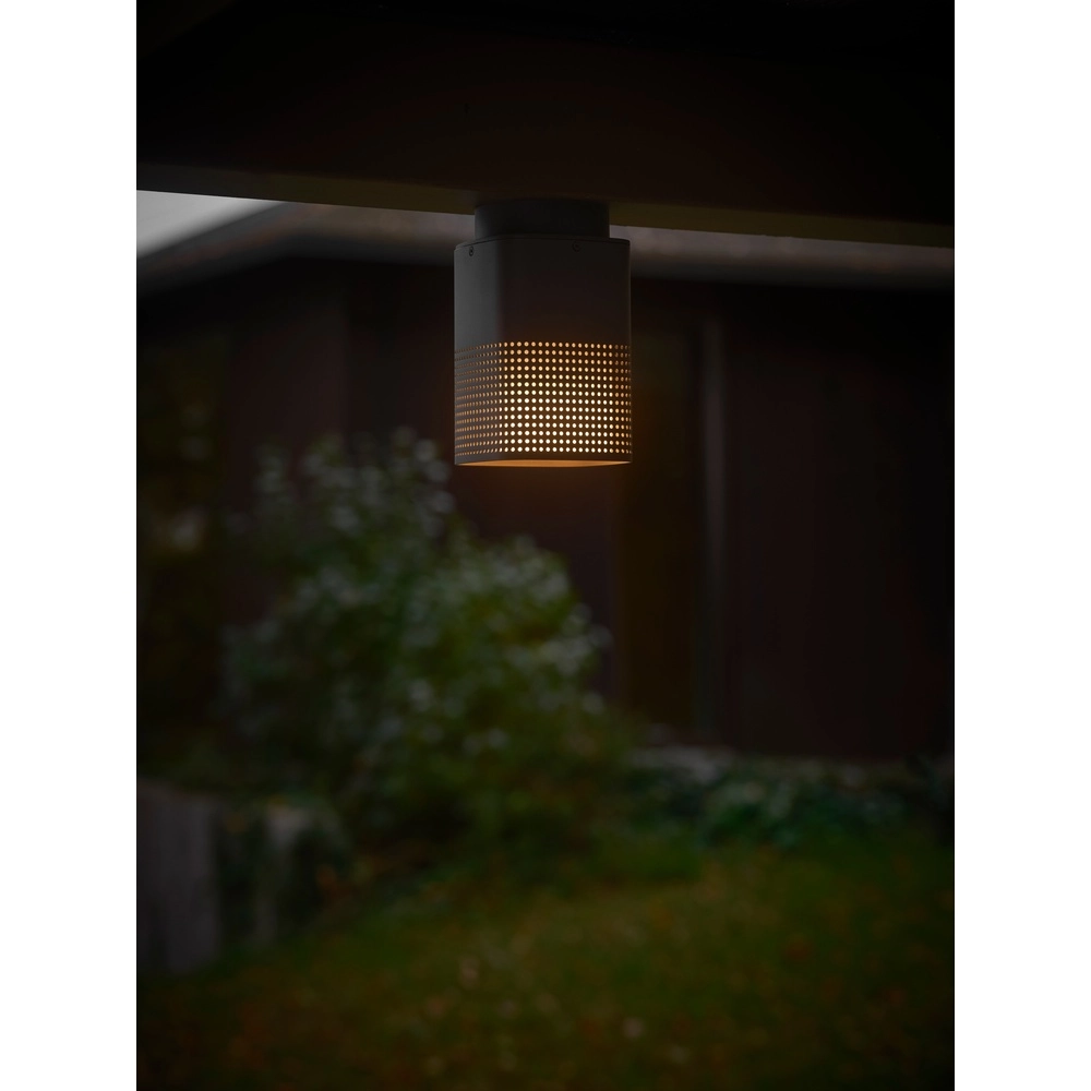 Deense plafondlamp Sidara  antraciet