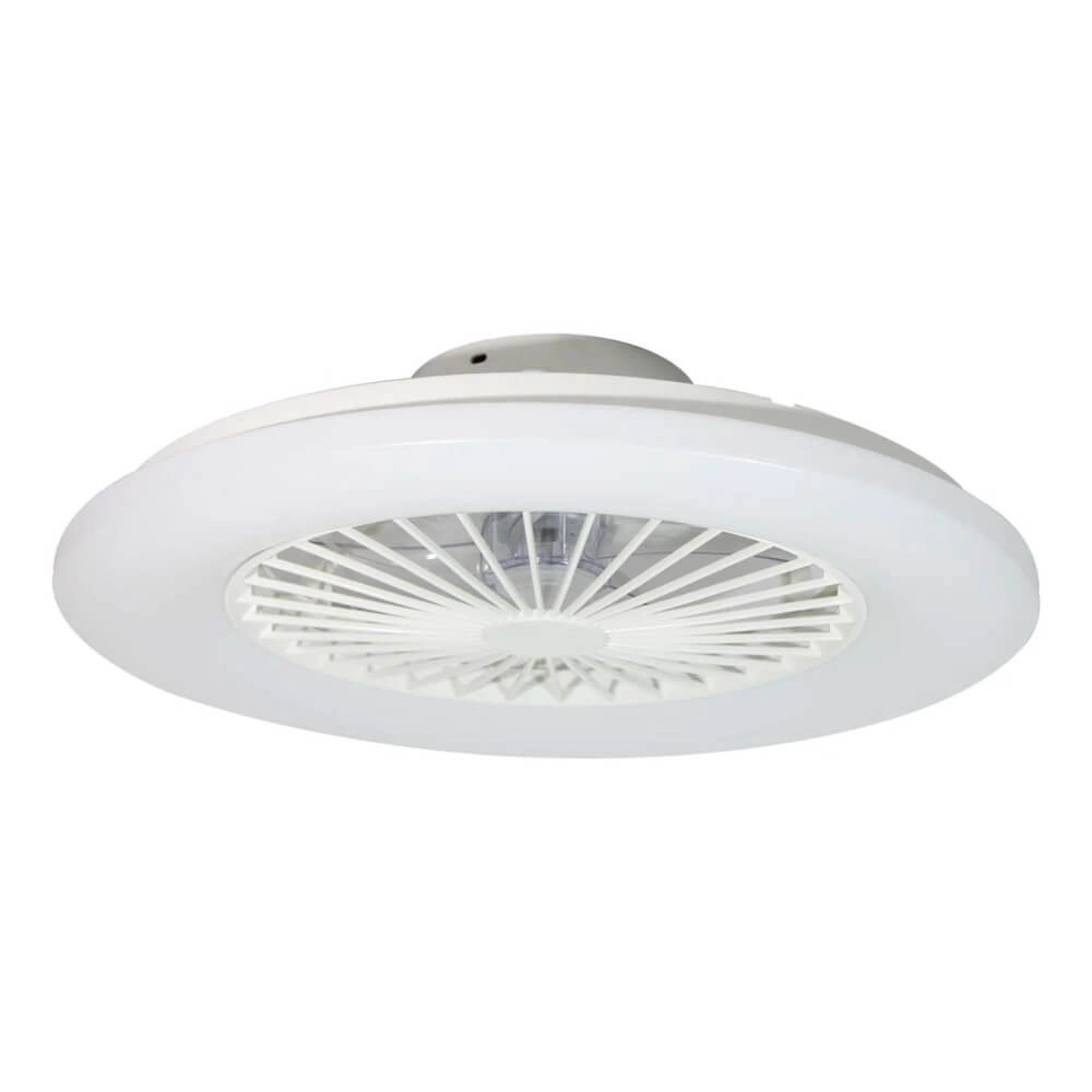 Plafondventilator met verlichting Oslo wit