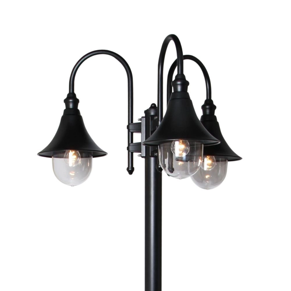 Staande tuinlamp Calice 3-lichts zwart Franssen 8033239009034