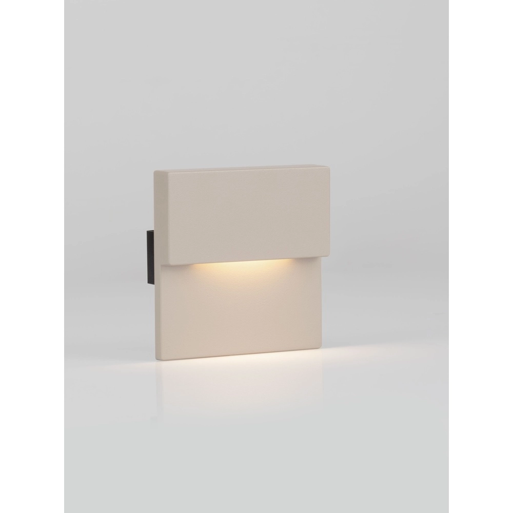 Inbouw wandlamp Dan zand bruin 3000K Lyora 5212017497512