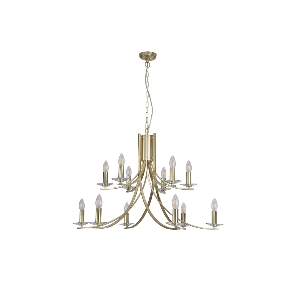 Kroonluchter Ascona 12-lichts Searchlight 5053423303680