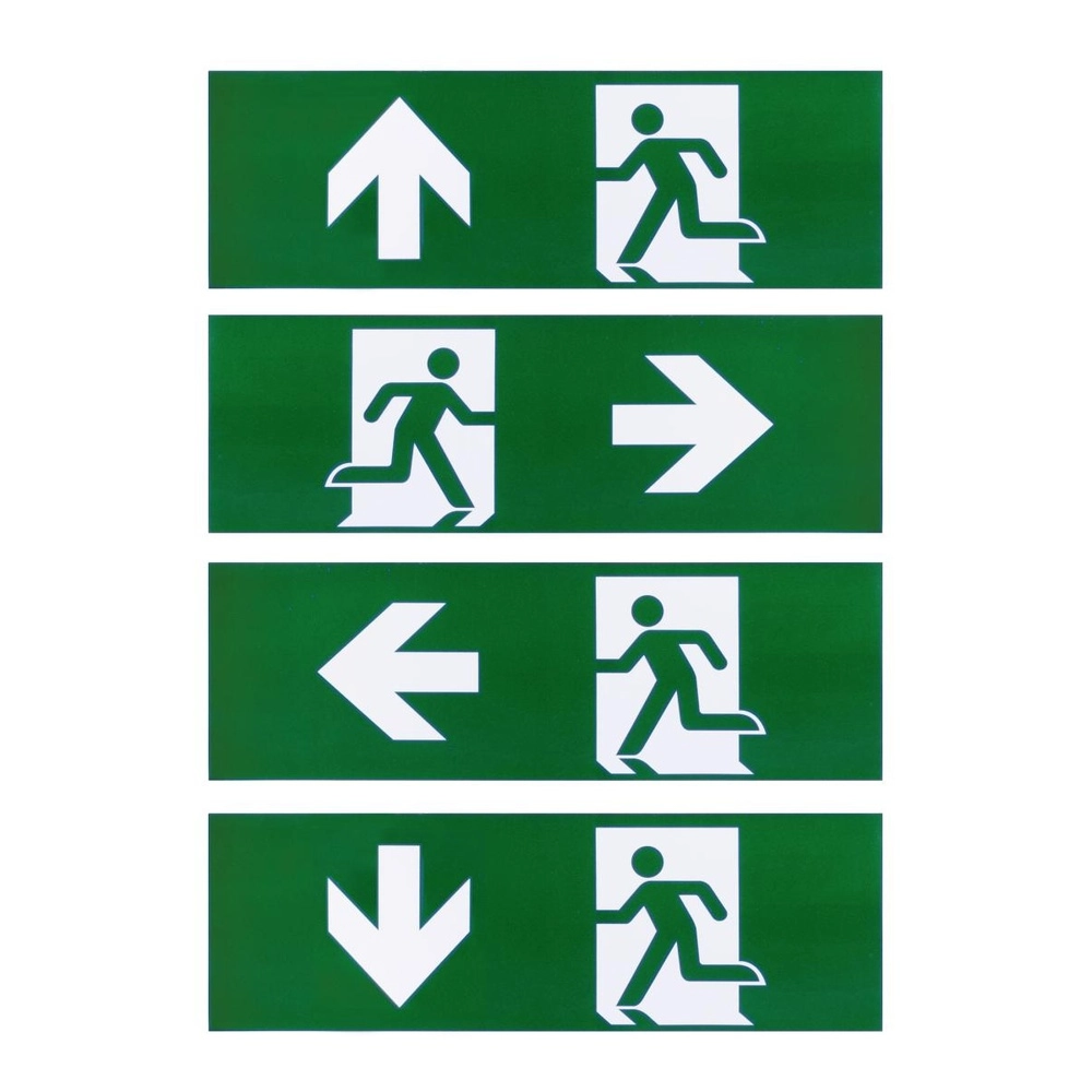 Set van 4 pictogramfolie P-Light voor P-Light