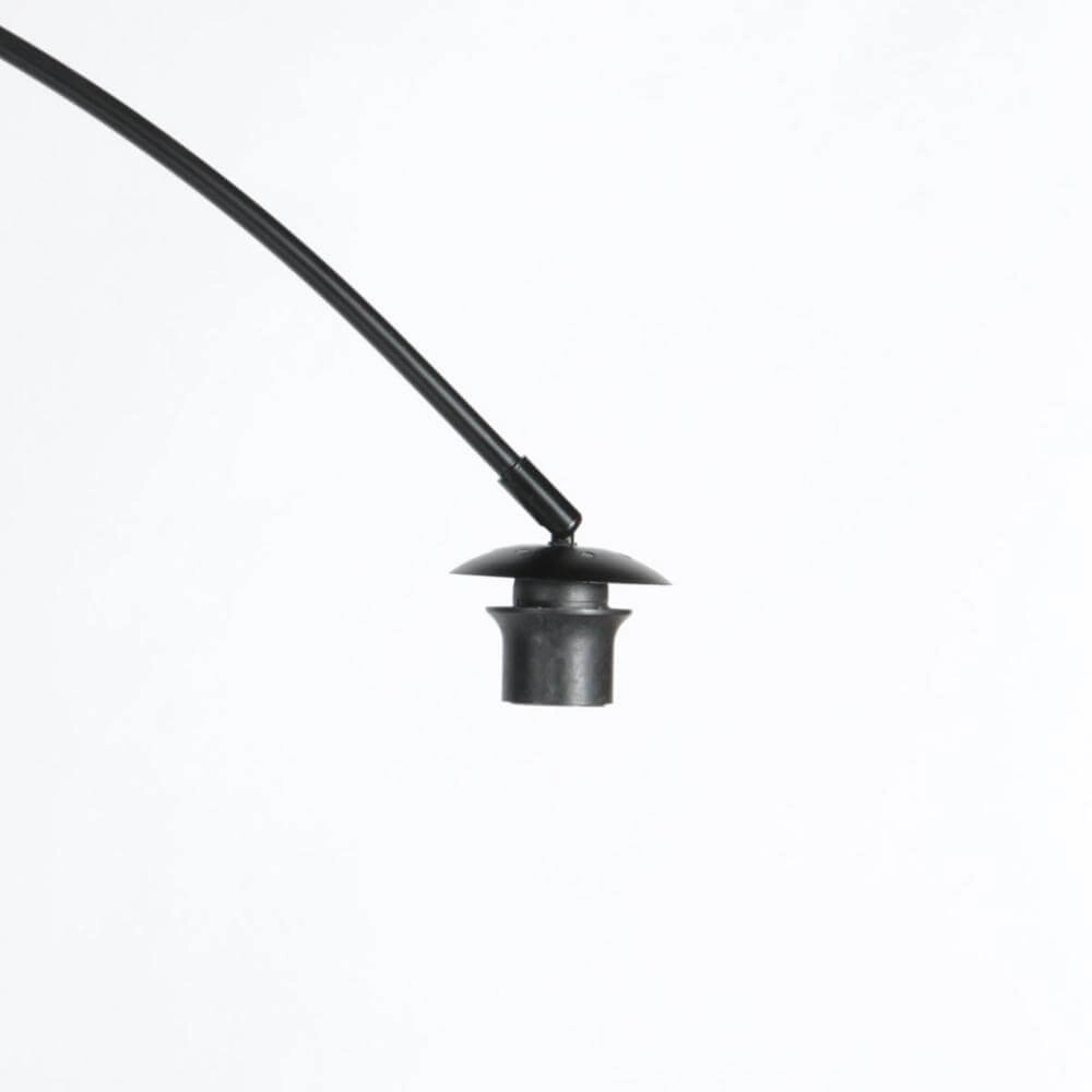 Vloerlamp Curve zwart met grijze kap Ø 50cm Steinhauer 8712746179446