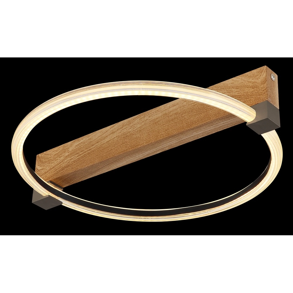 Plafondlamp Fletcher hout design Globo 9007371586288
