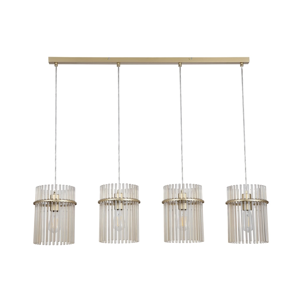 Hanglamp Swizzle 4-lichts goud Searchlight 5053423308852