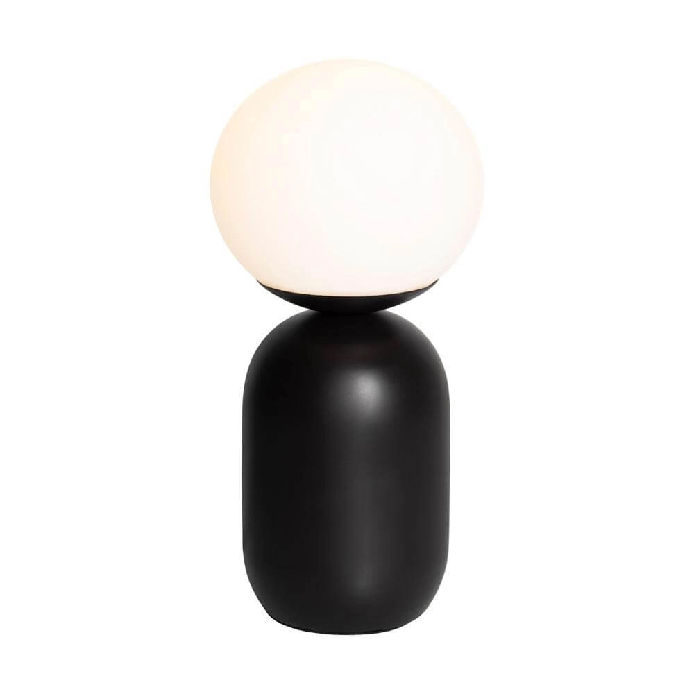 Tafellamp Notti zwart met wit Nordlux 5704924001802