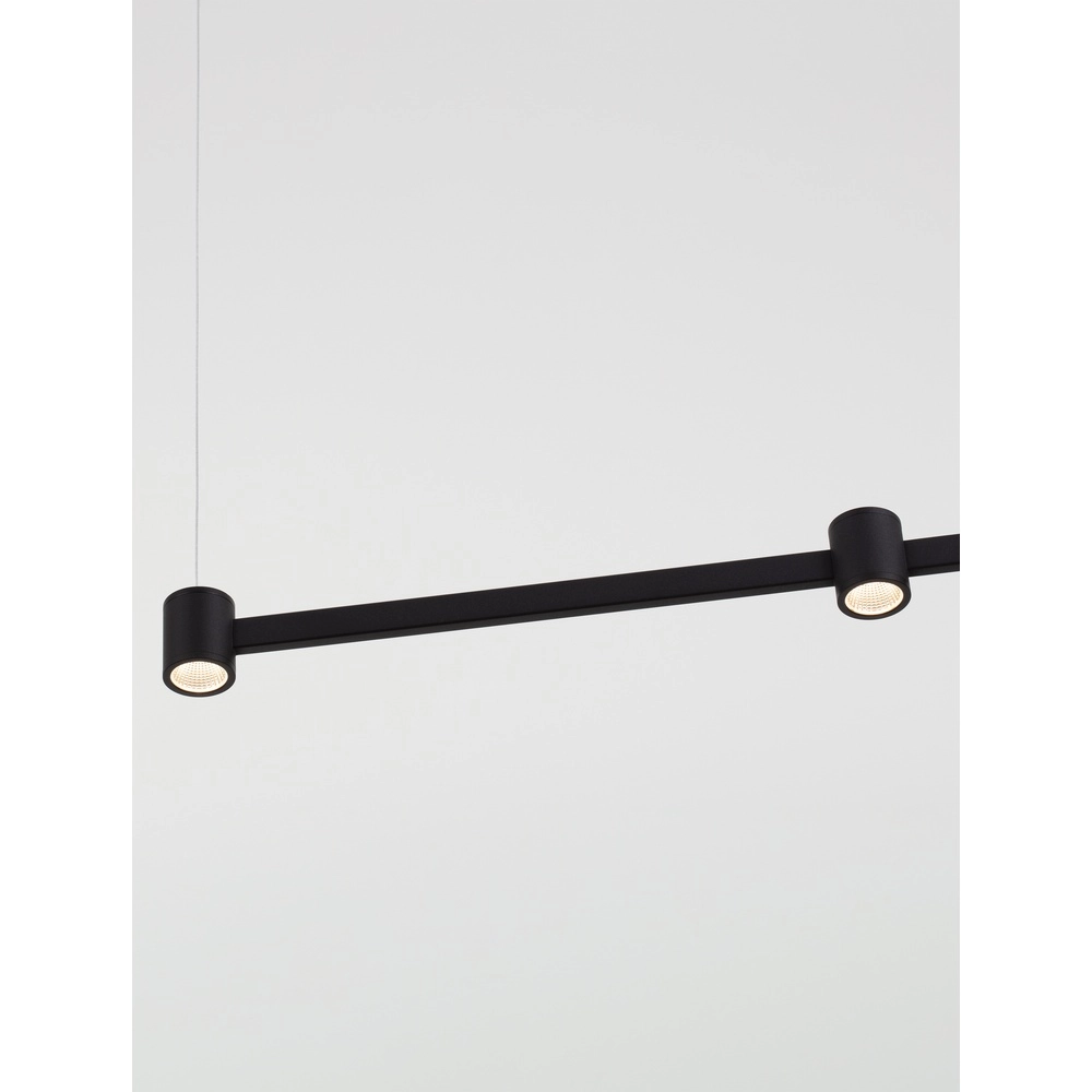 Design hanglamp Puize 3-lichts zwart Lyora 5212017448576