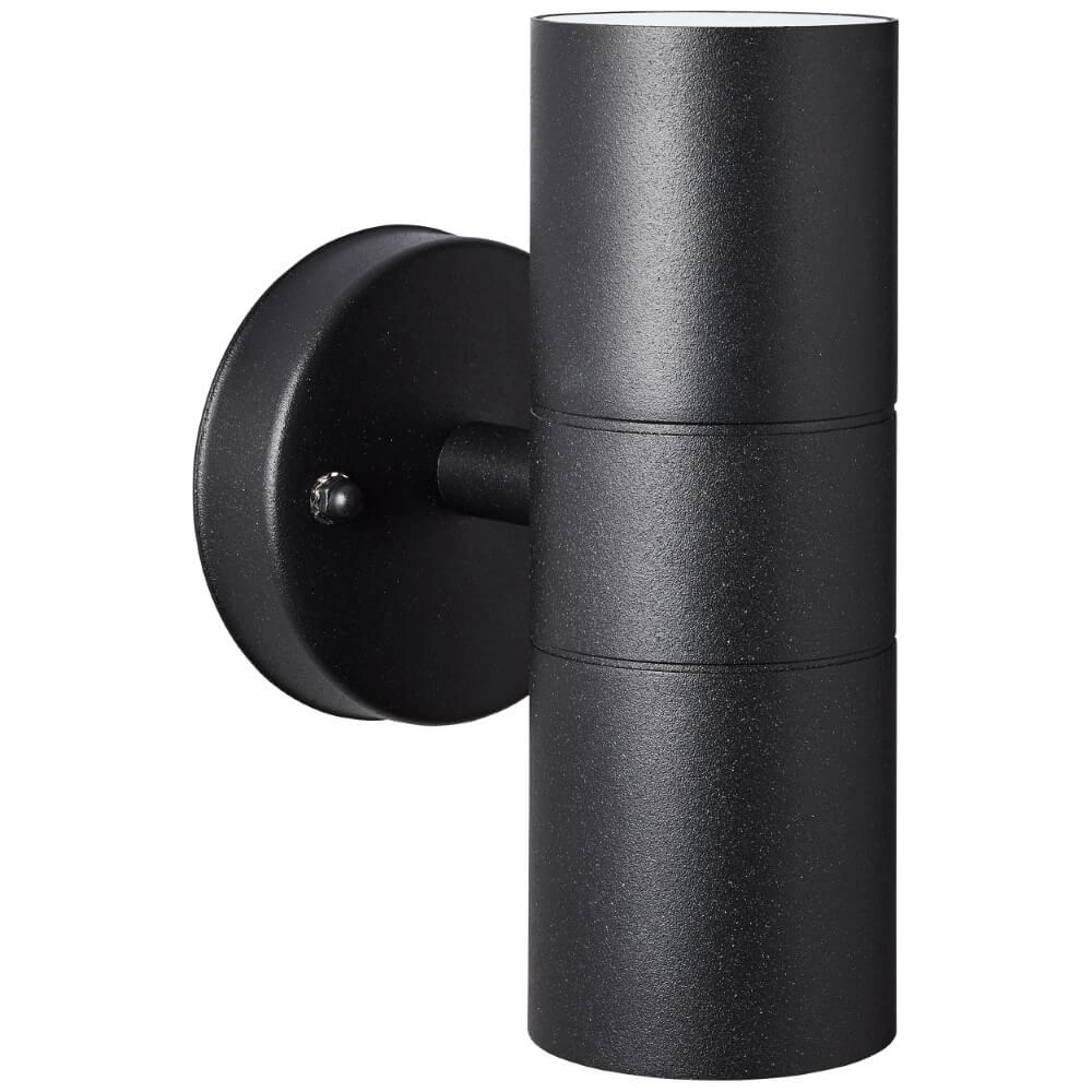 Zwarte muurspot Jandy up & down Brilliant 4004353346958