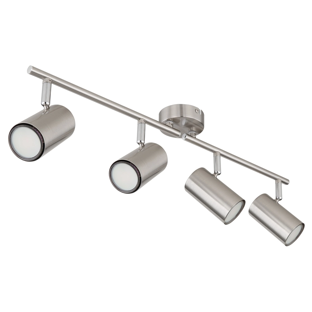 4-lichts plafondlamp Allvi nikkel Globo 9007371448777