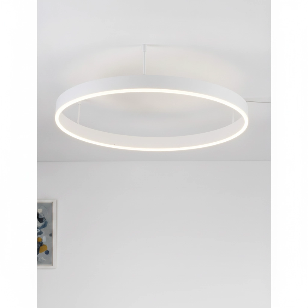 Plafondlamp Motif wit Ø 80cm