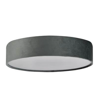 Plafondlamp Drum Pleat 50cm velvet antraciet Searchlight 5053423187242