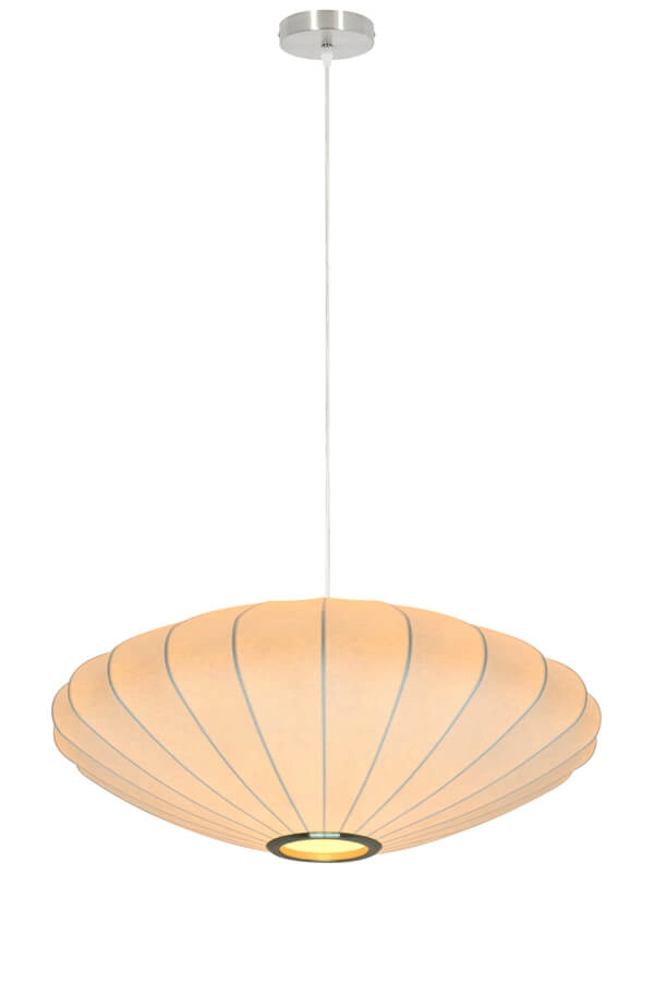 Japandi hanglamp Fay Ø 60cm wit