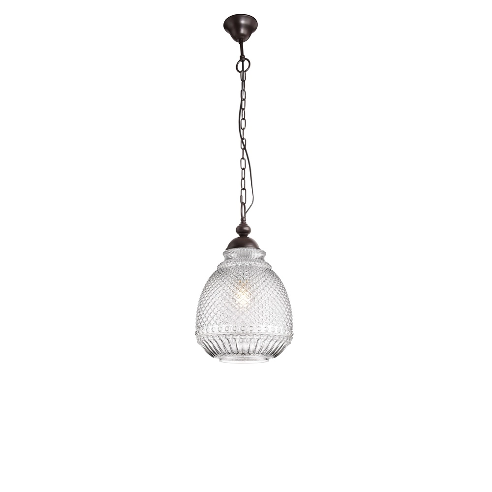 Hanglamp Toulon helder glas Lyora 5212017411716