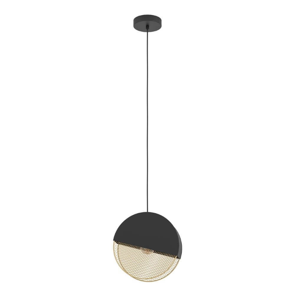 Design hanglamp Mumbles zwart met goud