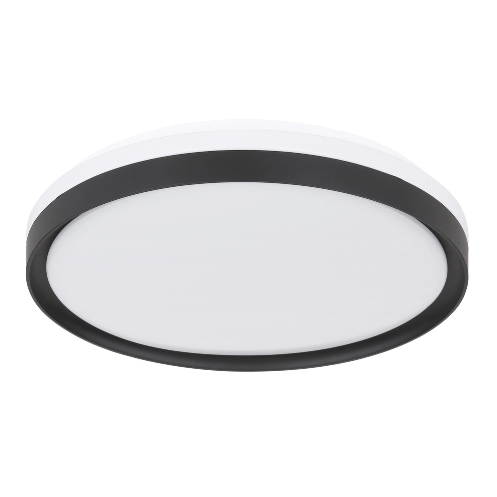 Plafonniere Sonny zwart met wit Ø 39cm Globo 9007371424832