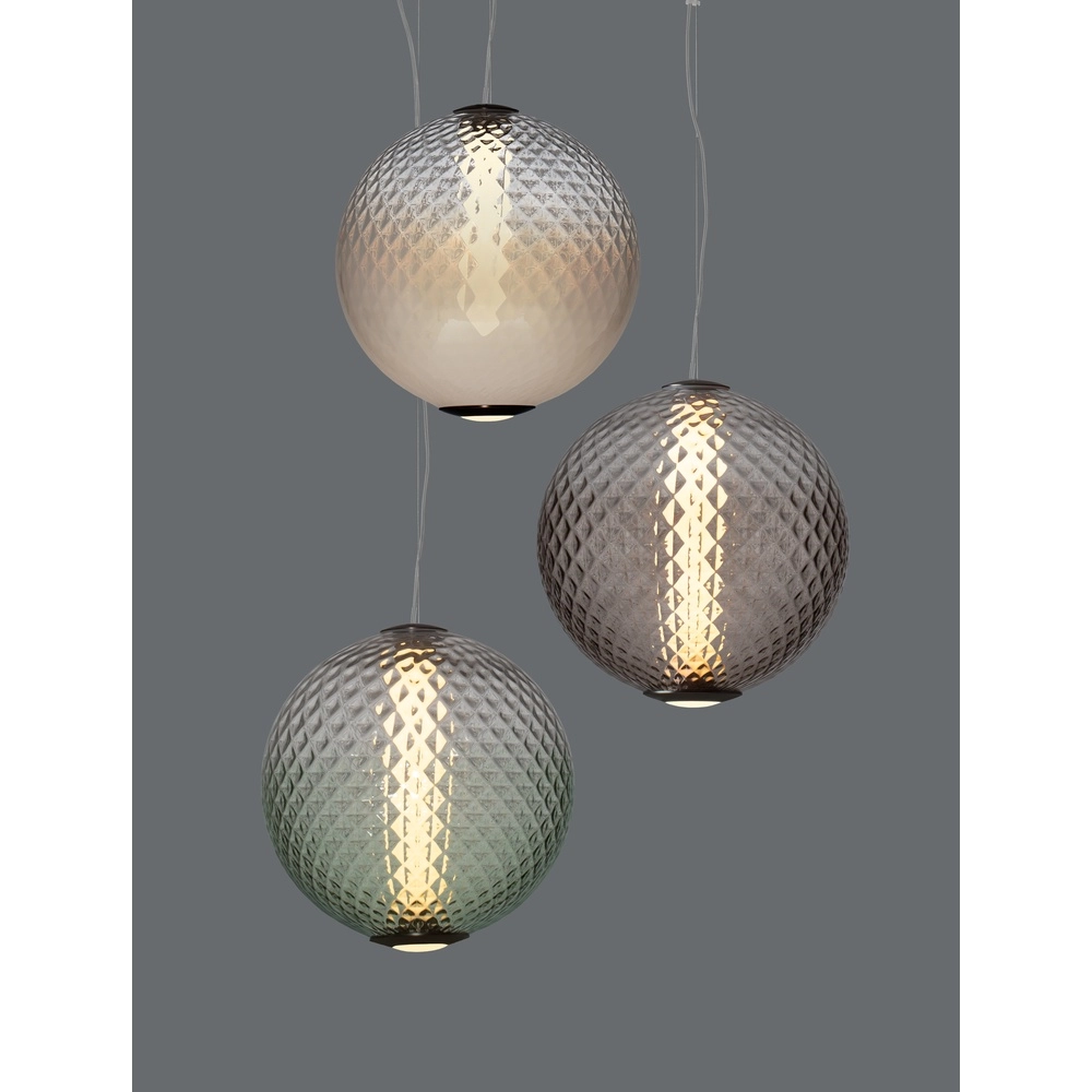 Hanglamp Aora bol groen glas Lyora 5212017483829