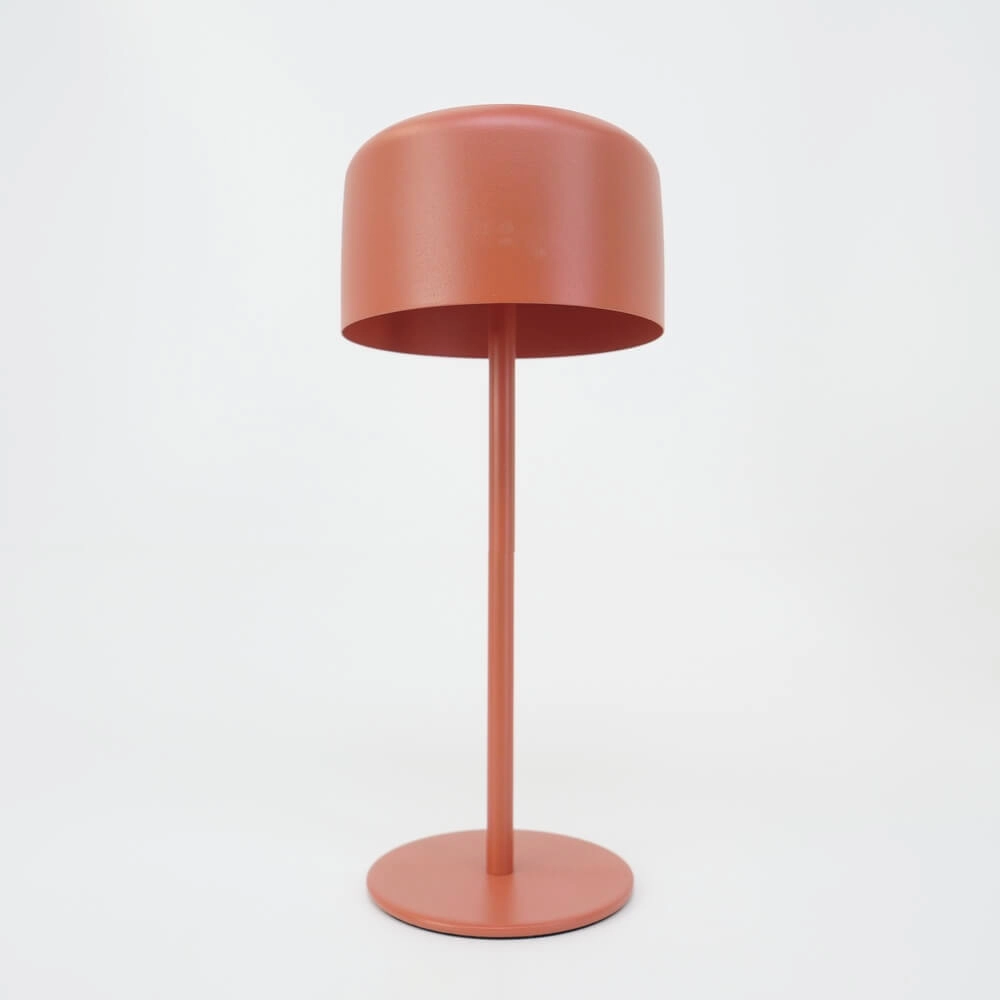 Strakke tafellamp Roccanova solar rood met usb Eglo 9008606355068