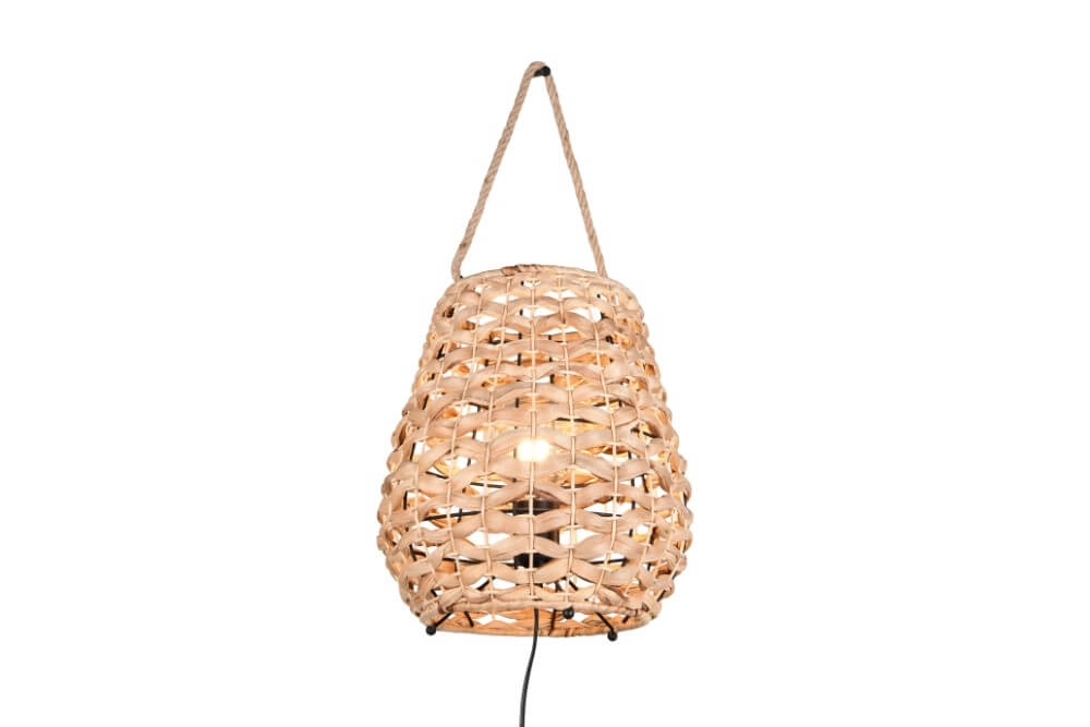 Landelijke tafellamp Jean Ø 29cm rotan Trio 4017807637687