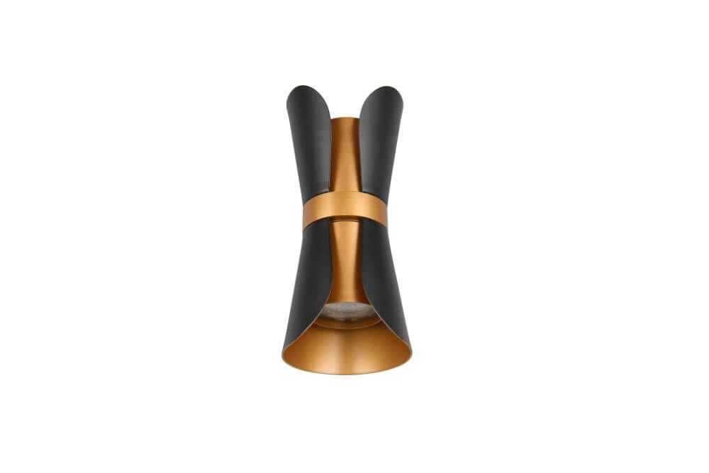 Design wandspot Coat zwart - up & down Trio 4017807613025