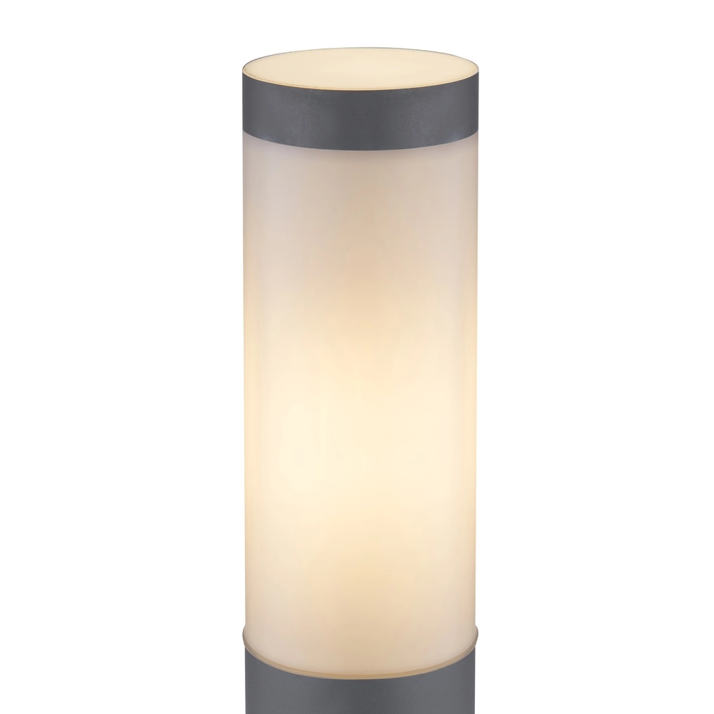 Tuinlamp Boston antraciet met wit Globo 9007371404575
