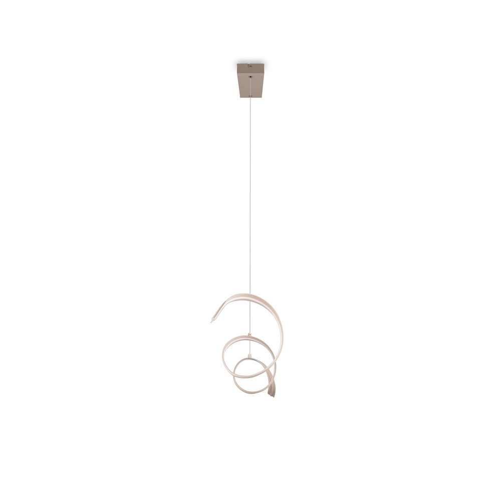 Moderne hanglamp Tivor zand bruin Trio 4017807706314