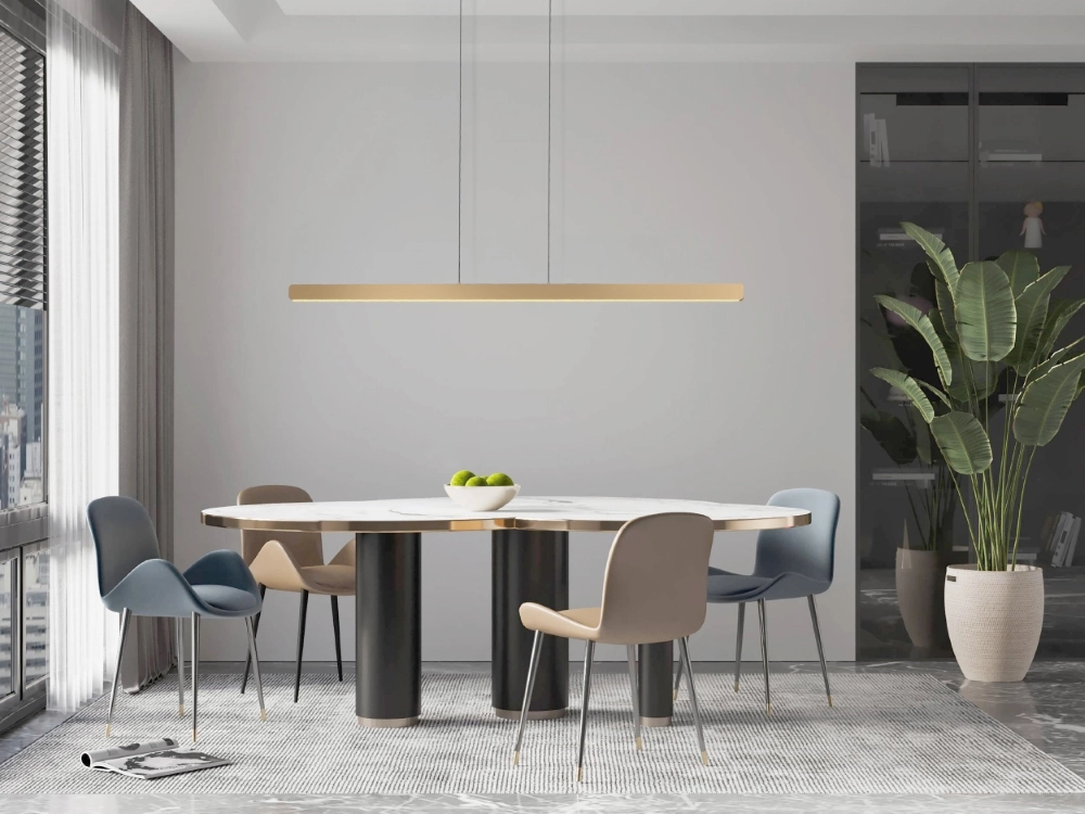 Strakke hanglamp Ciggiano goud Stars of Light 9008606357864