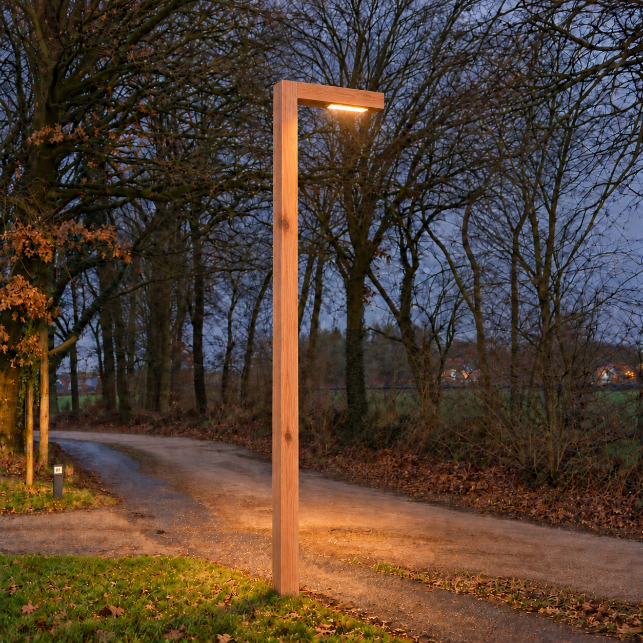 Houten lantaarn Angelo Douglas - 3M - PH08 - 3000K