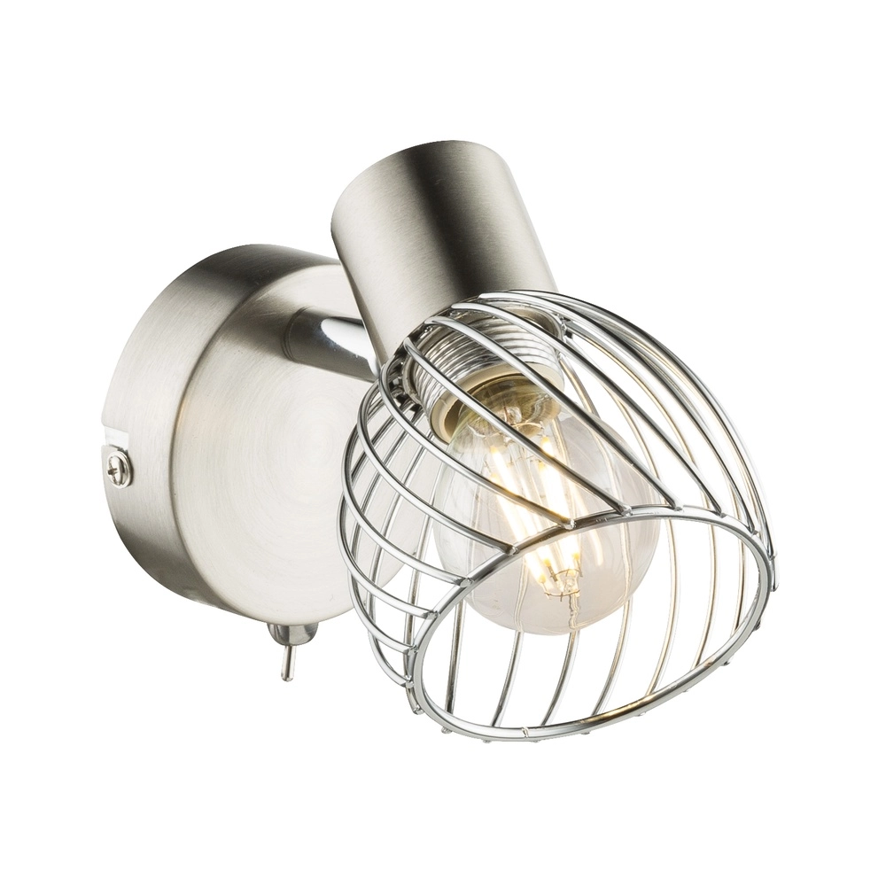 Wandlamp Texas nikkel