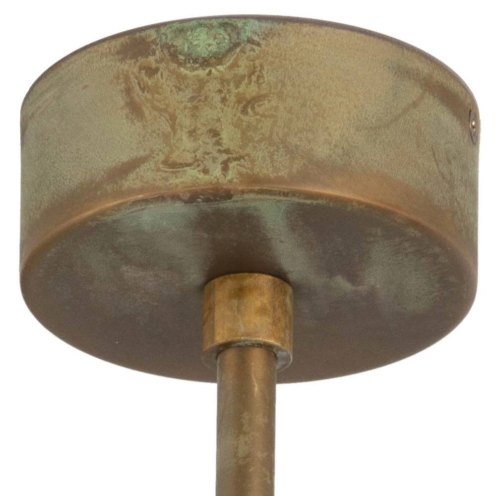 Messing hanglamp Maritiem 15cm bronsbruin Franssen 8021035013195