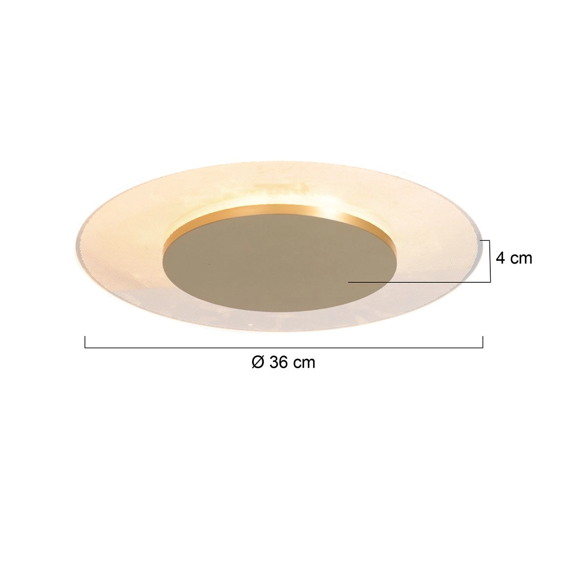 Plafonniere Lido Ø 36cm Steinhauer 8712746180145