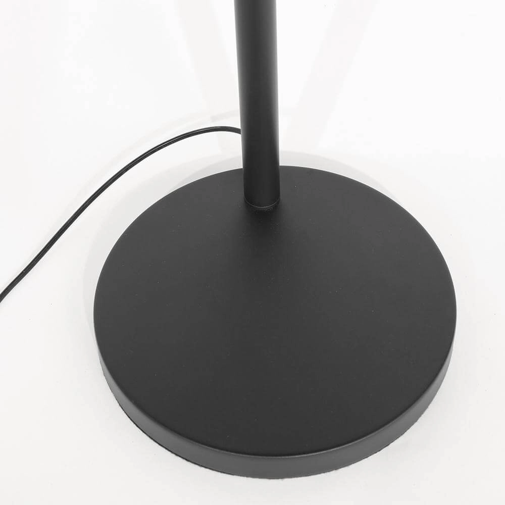 Vloerlamp Sparkled light met zwarte kappen Steinhauer 8712746175646