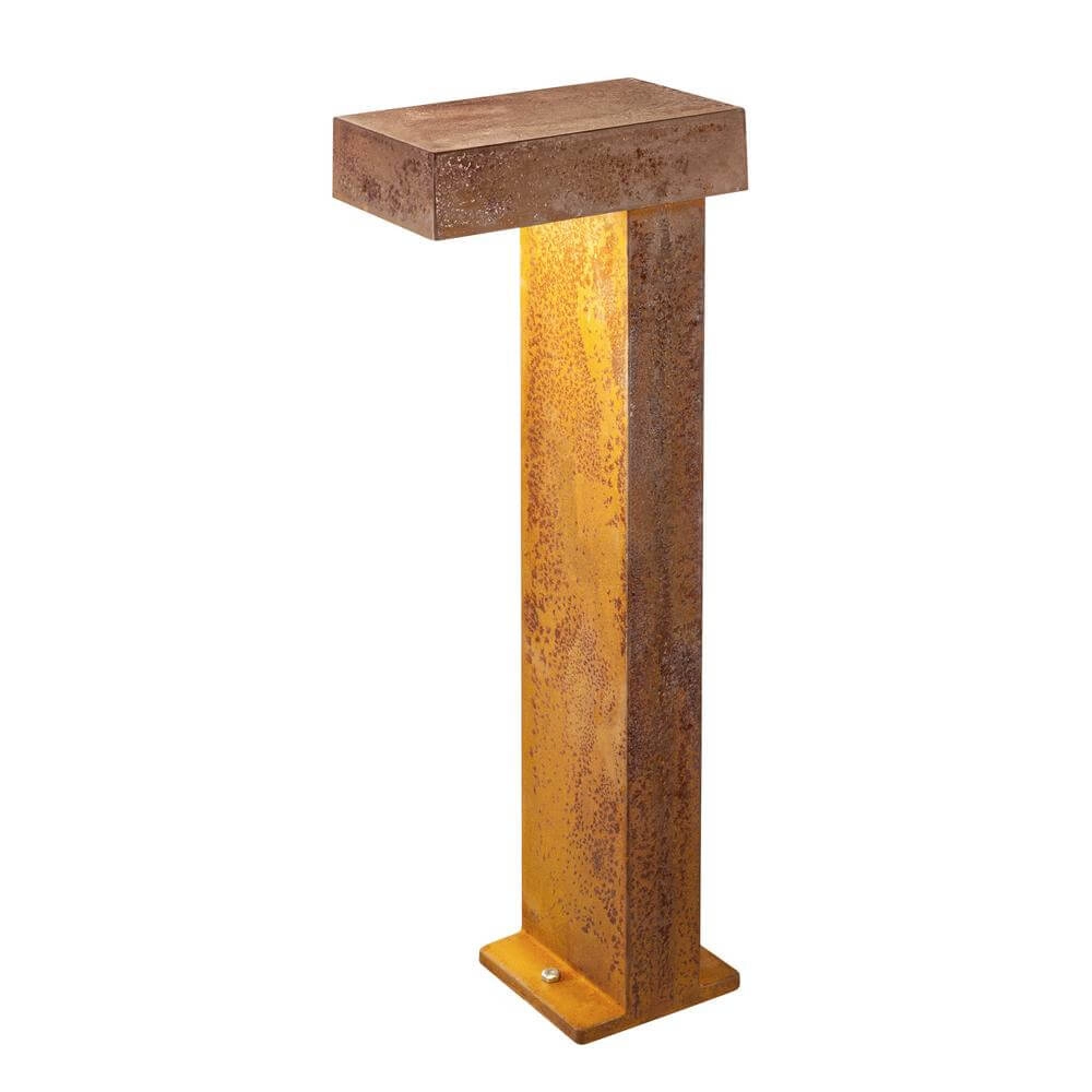 Padverlichting Rusty 70cm roestbruin