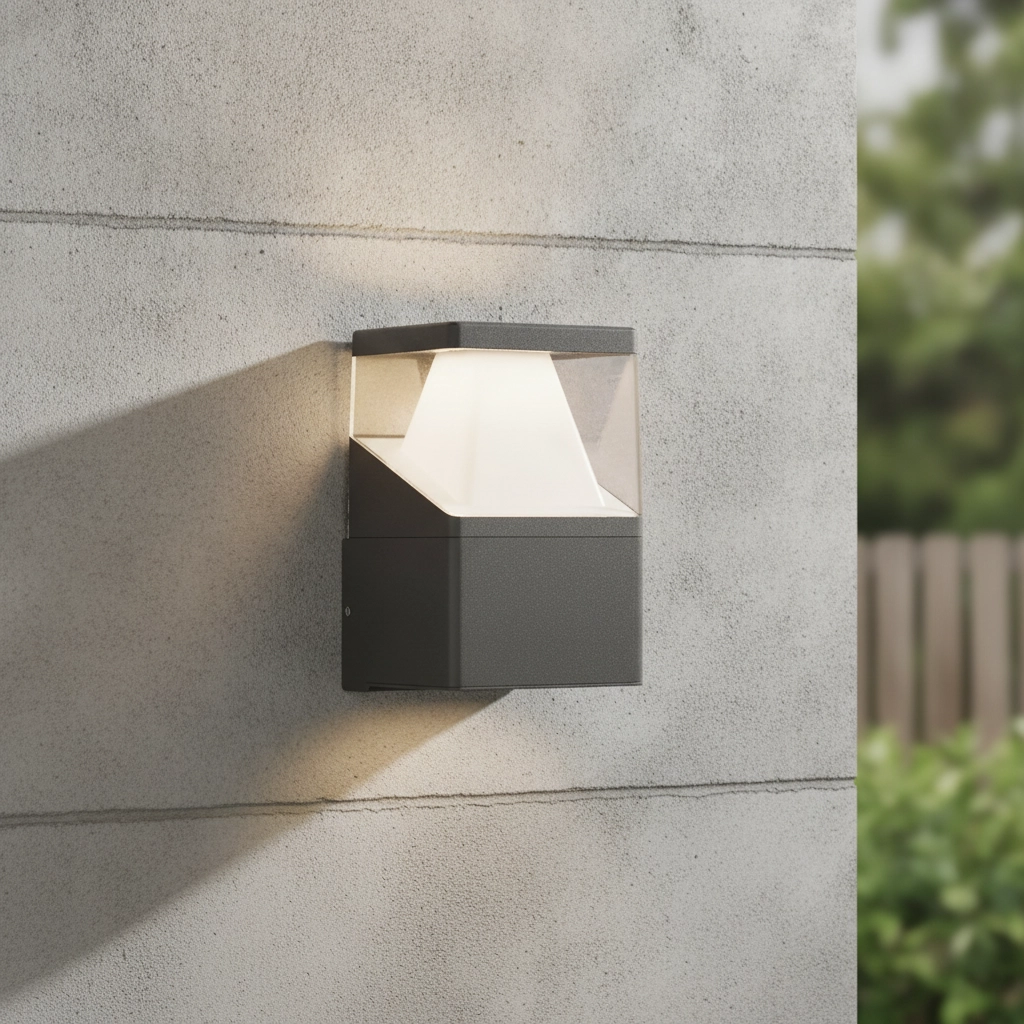 Wandlamp Lock grijs