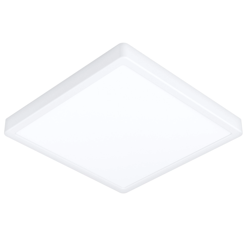 Plafonnière IP44 Fueva 6 vierkant - wit - 29x29cm