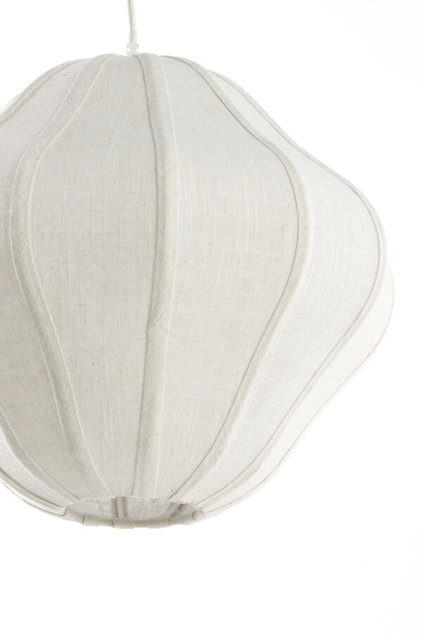 Witte hanglamp Sukau Ø 38,5cm Light & Living 8717807763732