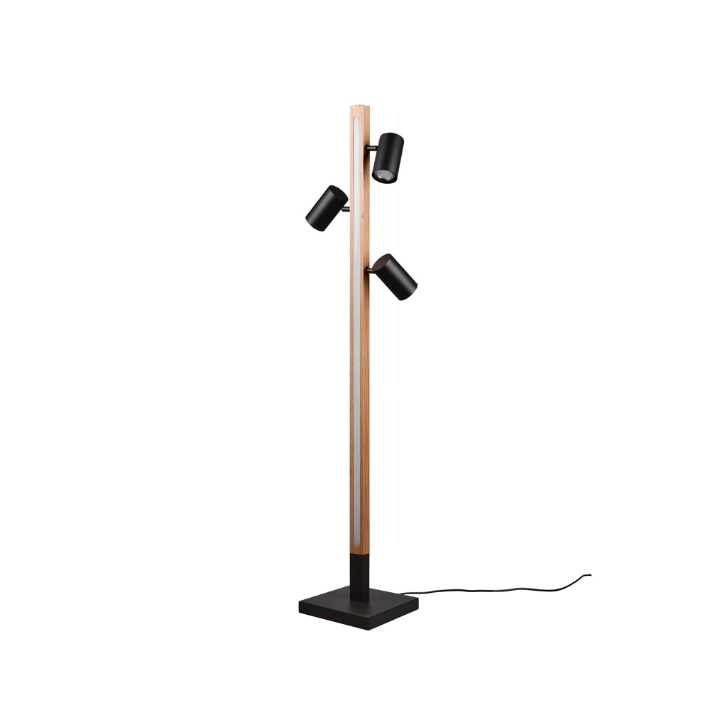 Design vloerlamp Marley zwart Trio 4017807559767