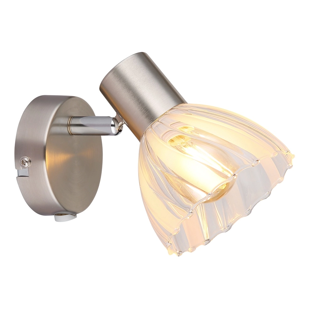 Wandlamp Zachery nikkel