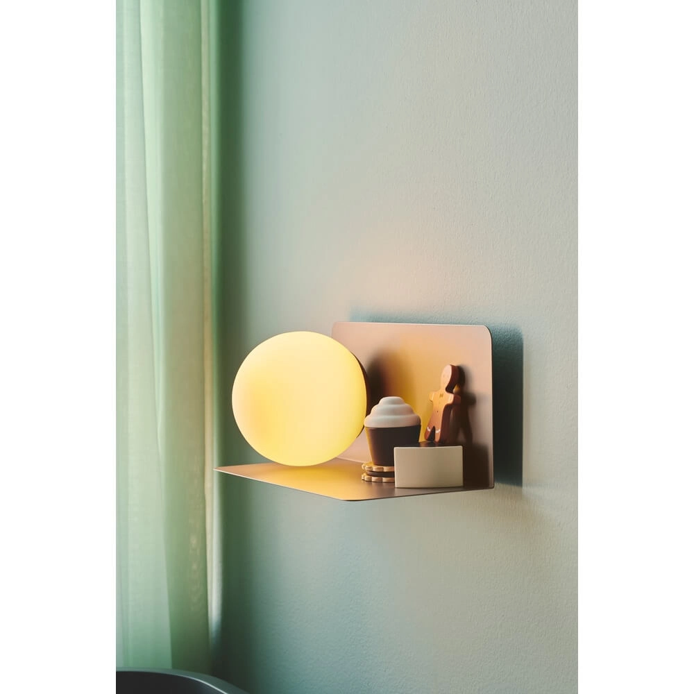 Muurlamp met bol Lilibeth bruin Nordlux 5704924016004