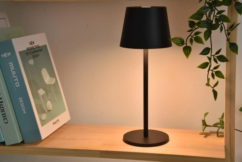 Zwarte tafellamp Roble design Lutec 6939412089539