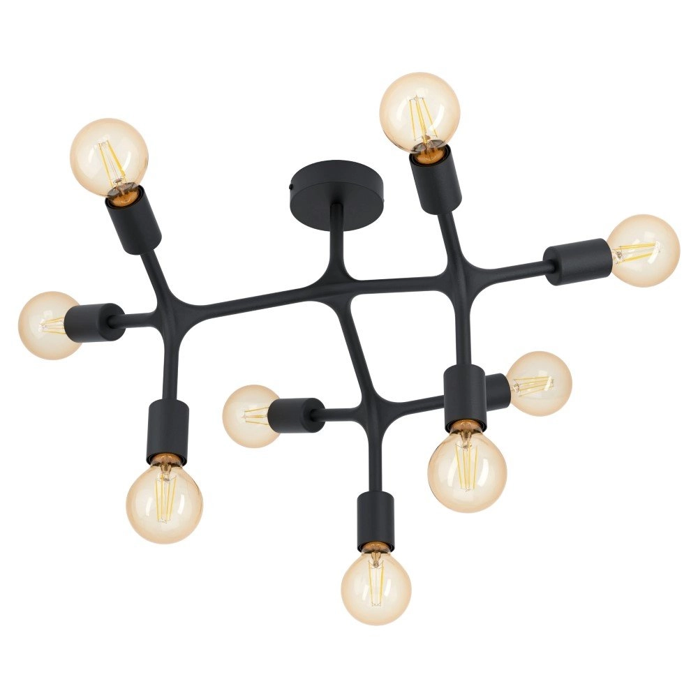 Slaapkamer plafondlamp Bocadella 1 spider