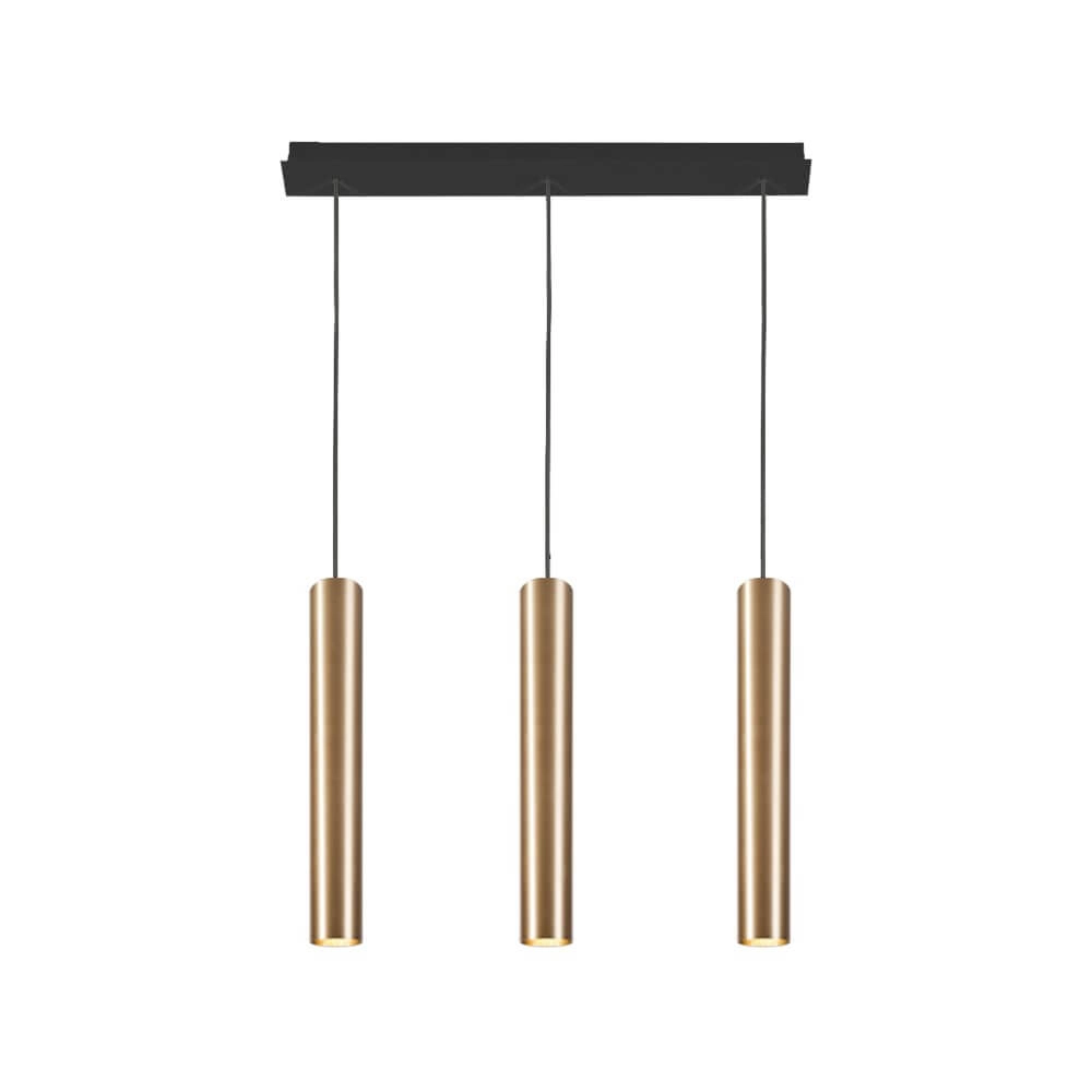 Kantoor hanglamp Eye zwart/goud