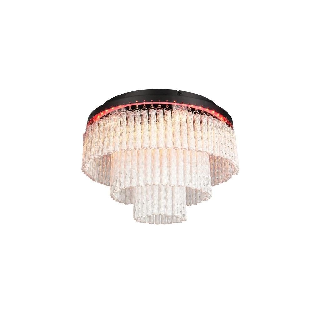 Design plafondlamp Vono zwart Trio 4017807682236