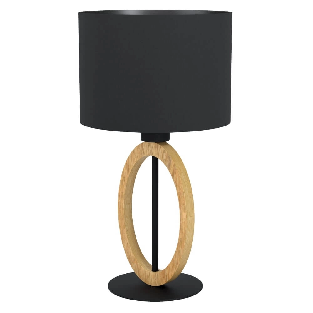 Zwarte schemerlamp Basildon 1