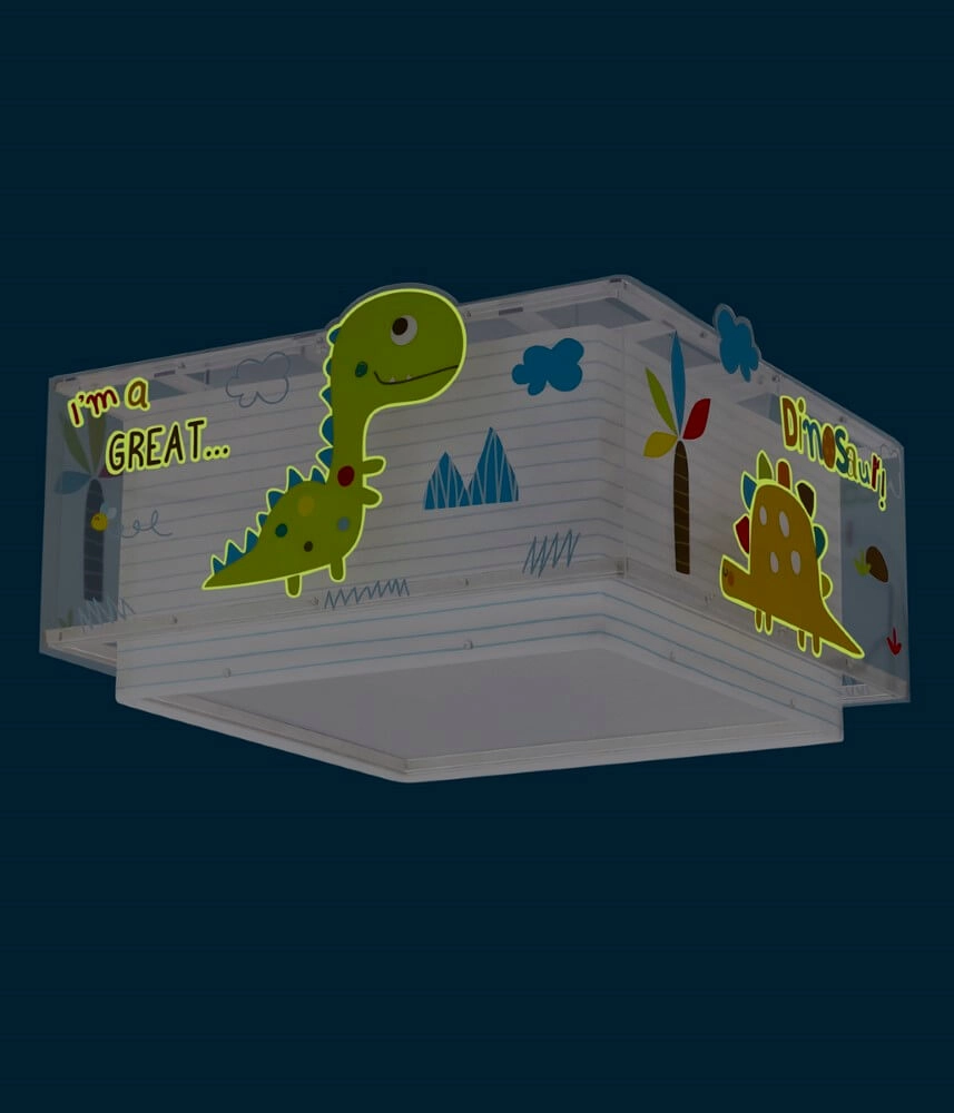 Vierkante plafondlamp Dinos Dalber 8420406003337