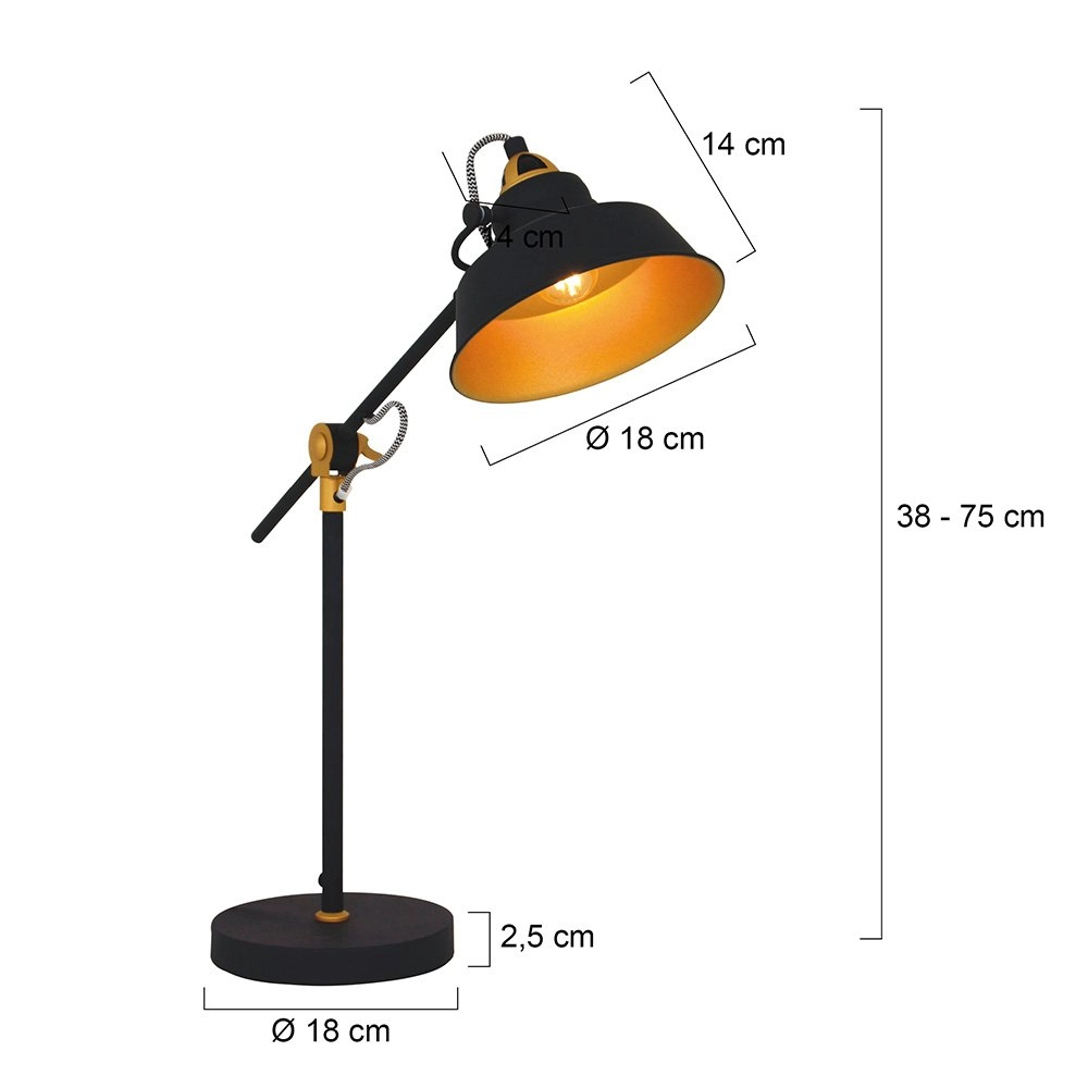 Tafellamp Mexlite Landelijk Steinhauer 8712746114737