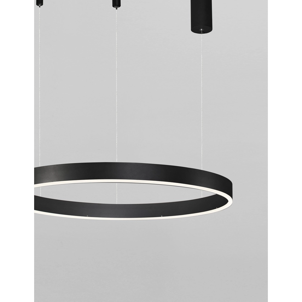 Hanglamp Motif zwart Ø 60cm 3000K Lyora 5212017421944