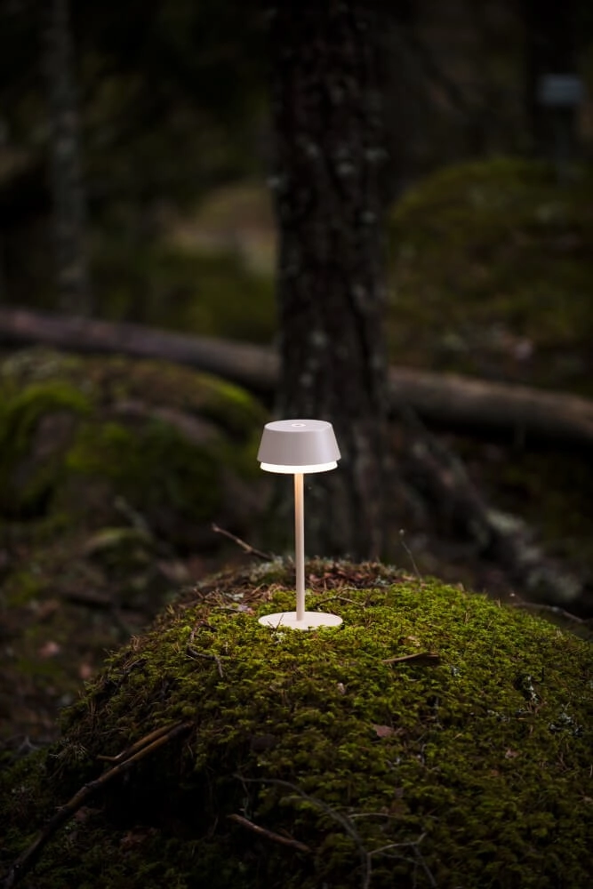 Table lamp Lyon sand color with RGB function KonstSmide 7318307830330