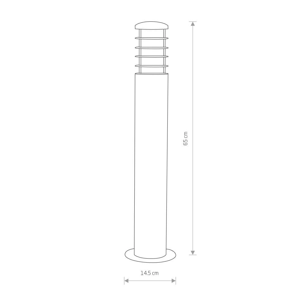 Padverlichting Horn roestbruin Lyora 5903139490696