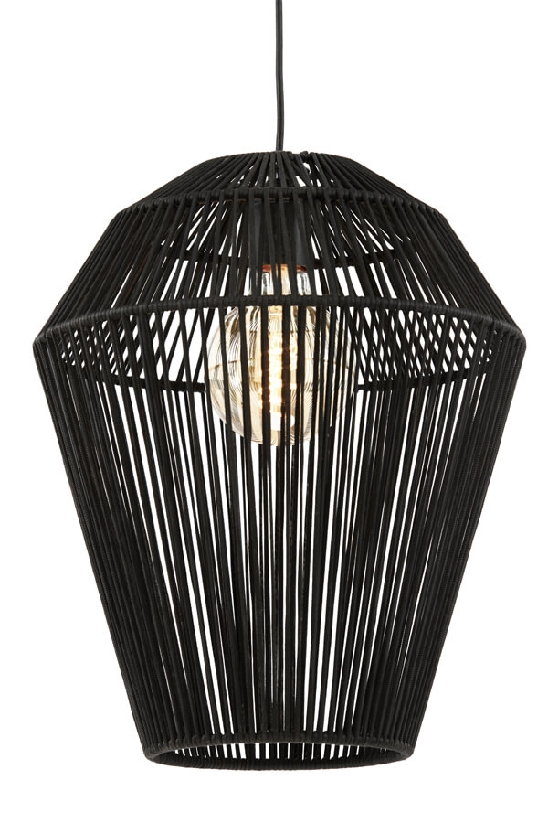 Bohemian hanglamp Deya zwart Ø 45cm