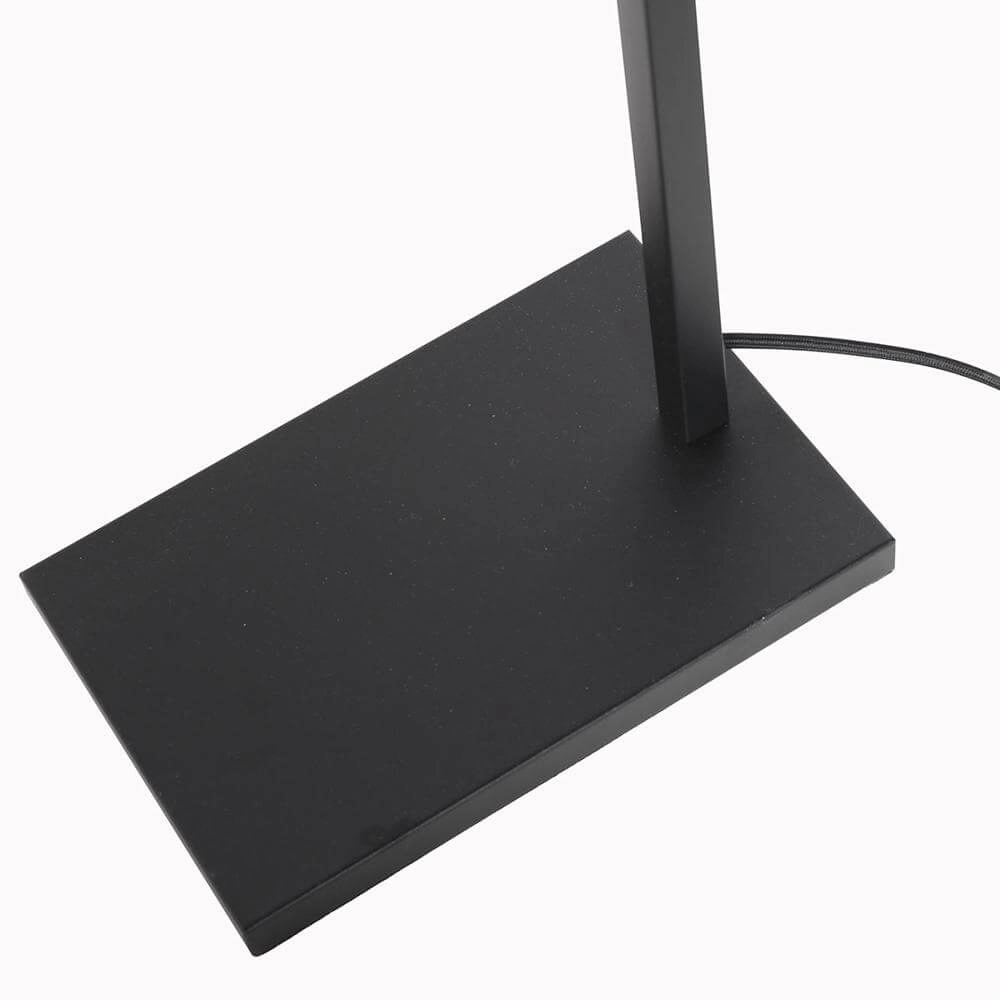 Vloerlamp Vidrio zwart met amber glas Steinhauer 8712746173741